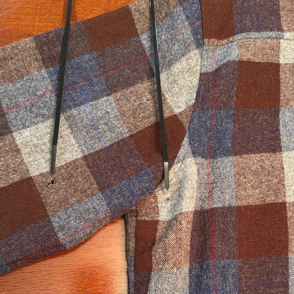 Shelter Bay by Arrow Wool Plaid lined Shacket Flannel Mens XL - Picture 8 of 9